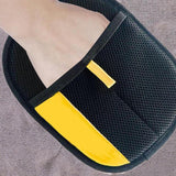 Pet Hair Removal Gloves (Pack of 2) | Double-Sided Grooming Gloves for Dogs & Cats